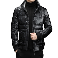 中年男羽绒服2023冬新款爸爸装中老年厚防寒外套YLY9816-P270，男装羽绒服，电商B212（原钱塘6029）