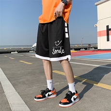 ！2023夏季男士笑脸短裤宽松冰丝运动五分裤DK609P30，男装休闲裤，电商B220