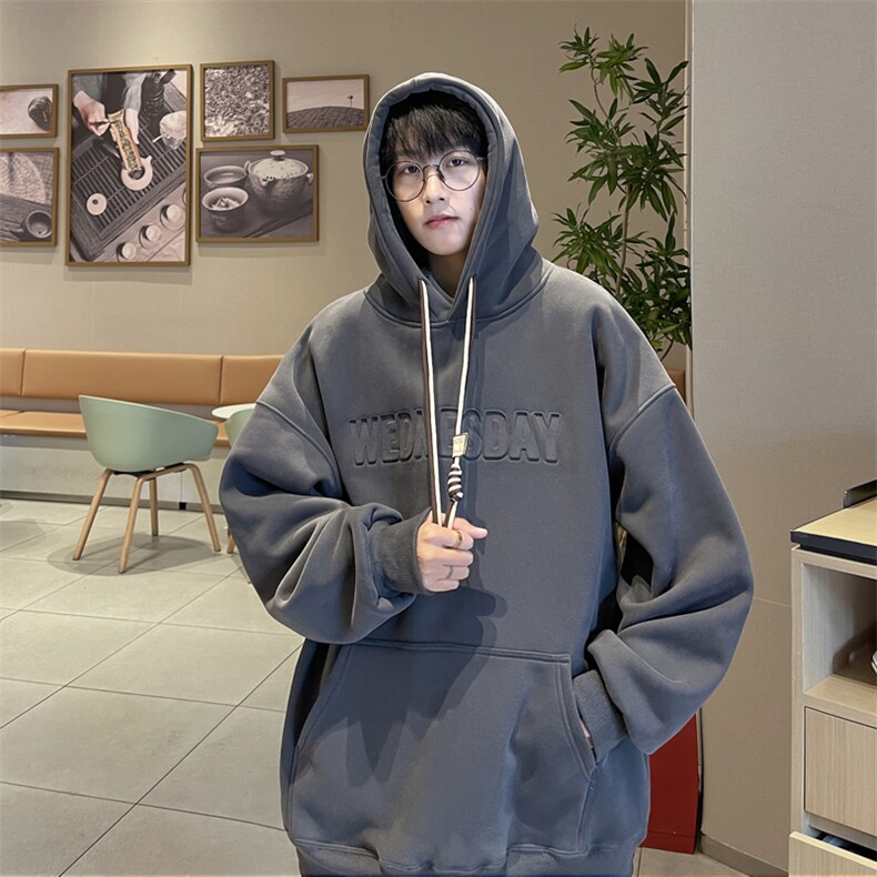 抖音品质港风重磅工艺烫印潮流立体钢印字母卫衣LMWY03-P55,男装卫衣,电商B325