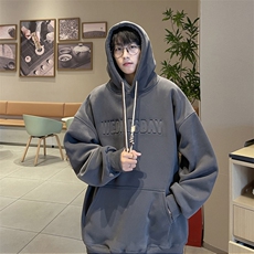 抖音品质港风重磅工艺烫印潮流立体钢印字母卫衣LMWY03-P55，男装卫衣，电商B325