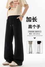 重磅卫裤男微喇美式高街195cm115直筒弯刀裤休闲百搭裤子KZ070P50，男装休闲裤，电商B312
