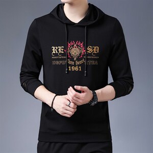 2023新款卫衣男士上衣针织衫长袖T恤P85图片