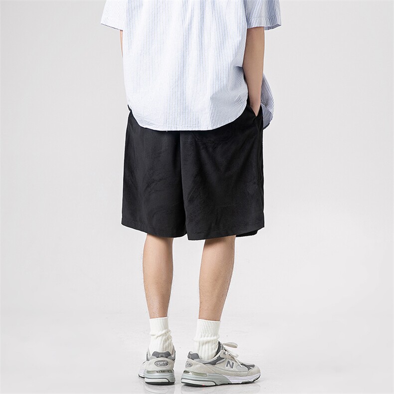 外27-2GANYOU跑量款灯芯绒三色短裤DK11-P55,男装休闲裤,新杭派外27-2