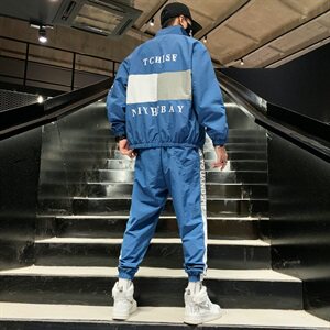 春秋装夹克两件套休闲运动套装韩版潮流男装搭配一套DS871TP75图片