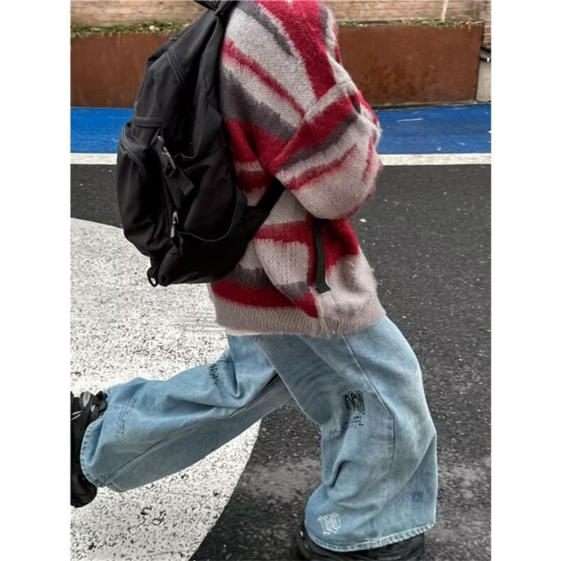 美式圆领毛衣男慵懒风休闲针织衫X033P52,男装针织衫/毛衣,星座1116-2