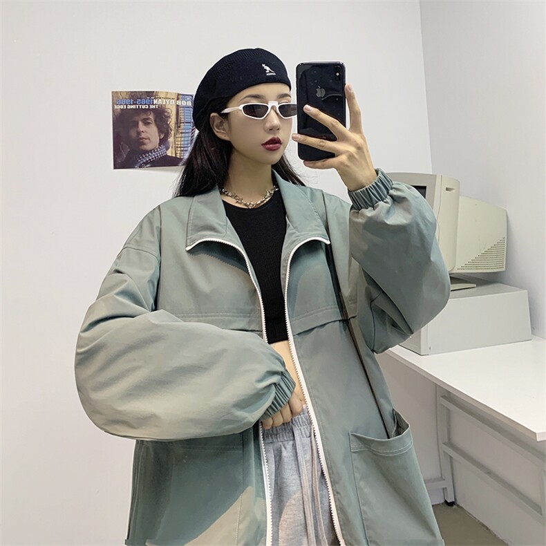 518-J秋季中性夹克男女港风外套潮流百搭，男装夹克，星座507