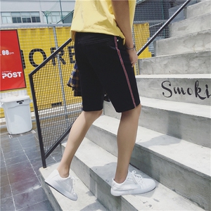 K583-P35 2024夏季风潮流牛仔裤休闲破洞五分裤图片