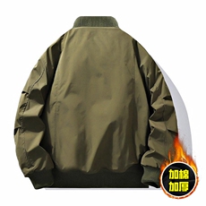 棉衣5W件现货冬季美拉德立领飞行夹克廓形高街棒球服加棉加厚外套，男装夹克，电商A486