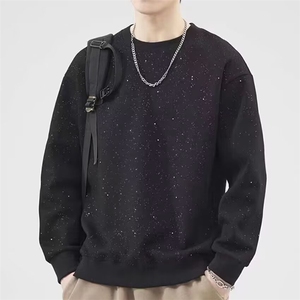 SK115-P35 宽松落肩卫衣男士满天星衣服男装潮牌帅气百搭图片
