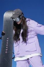 港风户外防水保暖中性滑雪服男女加棉加厚连帽棉服外套M33-P145，男装棉衣，电商A001