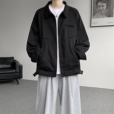 8XL-M明星同款工装猎装夹克哈灵顿外套男底特律衬衫秋季JK1325P88，男装夹克，电商D206-1