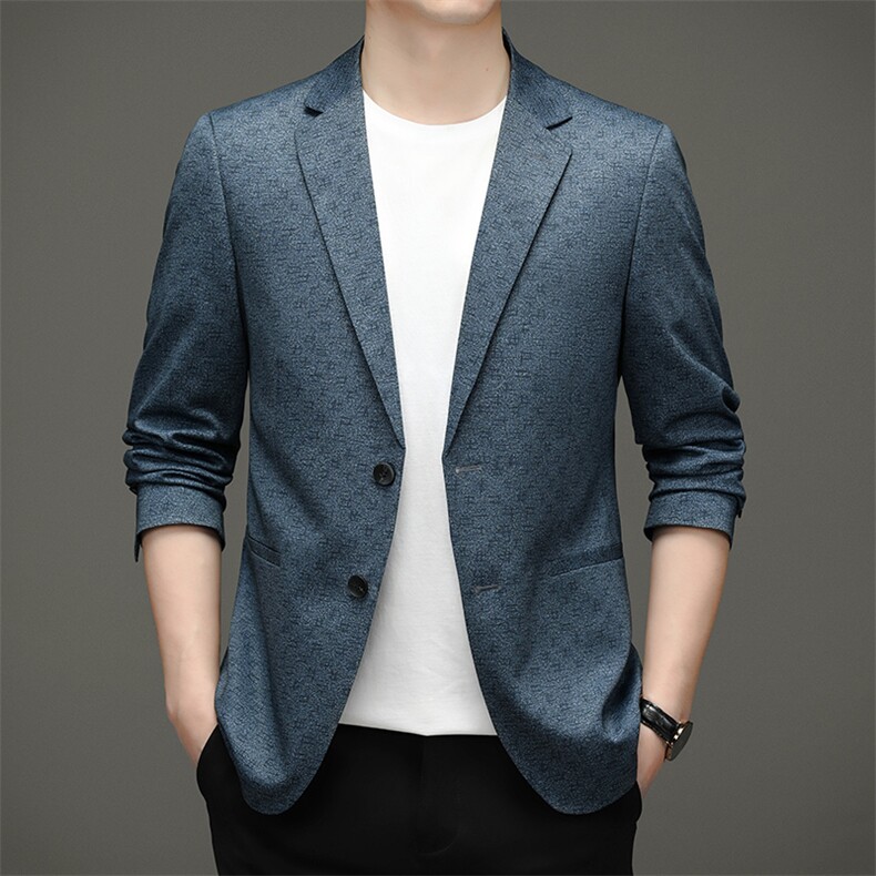 M5502钱塘2020-3春夏薄款男士休闲商务单西长期款主推价优P140，男装西服，钱塘207-3