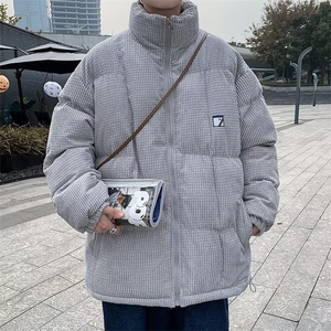 日系复古灯芯绒加厚保暖棉服男女冬季宽松立领棉衣外套TT8016 P67图片