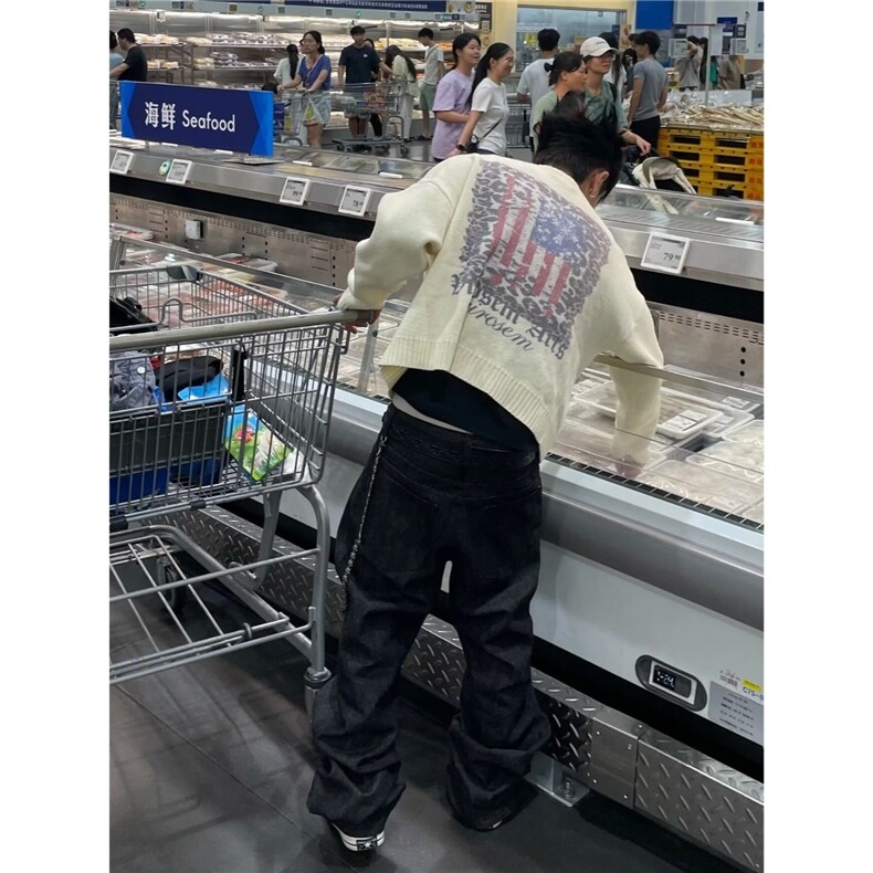 有货DMY039-特批65抖音得物高质量费尔岛加厚针织衫,男装针织衫/毛衣,星座603-2
