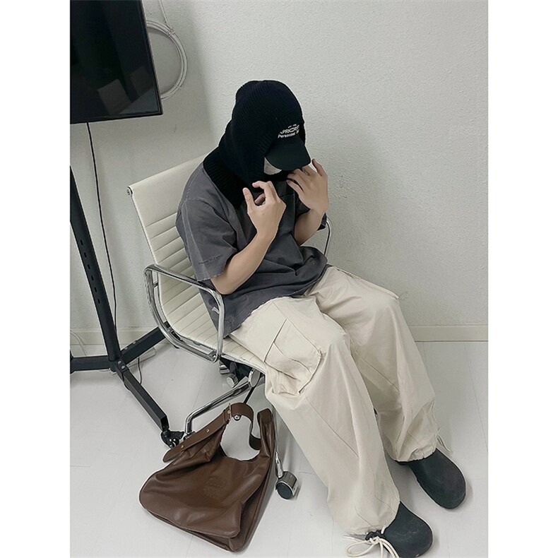 B221美式ins街头hiphop休闲大口袋宽松工装裤LK23121-P65控88,男装休闲裤,电商B221