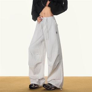 8XL-M 新款速干肌理感直筒工装裤男宽松早秋休闲裤阔腿裤K9172P68图片