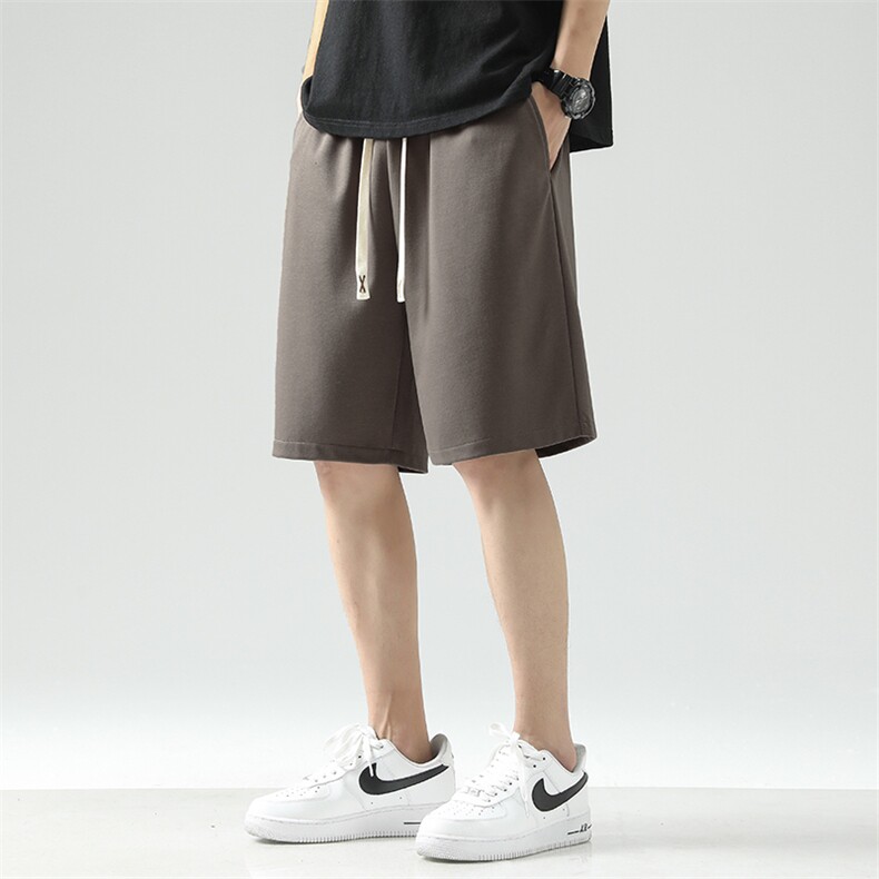 冰氧短裤男宽松日系无影墙纯色百搭五分裤运动短裤CK2411-P26控48,男装牛仔裤,星座717