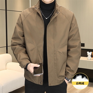 羽绒服男新标50白鸭绒夹克外套休闲时尚立领男士上衣Y3076-P140图片
