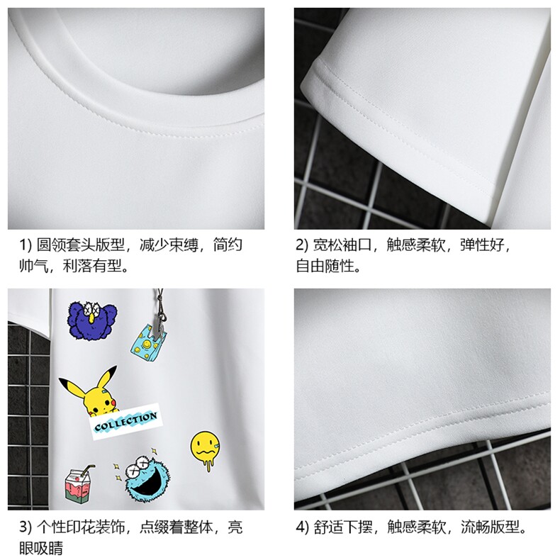 TK28079-P25春夏季七分袖t恤男大码五分袖男短袖中袖网格挂拍,男装T恤,电商A040A