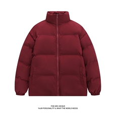 冬季棉服新款D2200-TP45不男女可穿多色可选纯色面包服外套，男装棉衣，电商A102