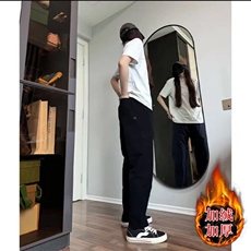 冬款加绒加厚男休闲裤三角形印花小脚宽松保暖长裤h0601P50，男装棉衣，星座1013-1