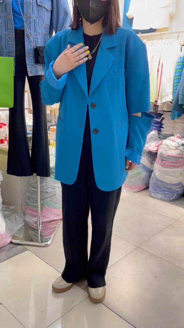 热卖款，断袖西装，女装西装，玩美