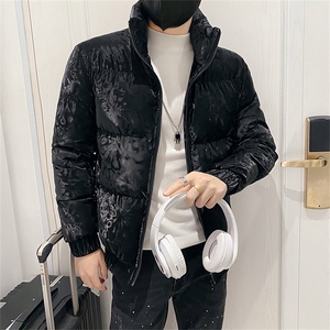 312A-5-607-P125 冬季社会小伙立领棉衣韩版潮流棉服A图片