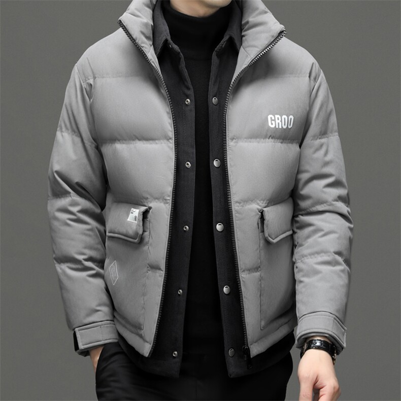 BZX6963钱塘2020-2百搭时尚休闲简约冬季厚款中年男士羽绒服P250,男装羽绒服,钱塘207-2
