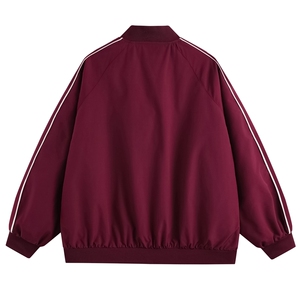 光板得物唯品二开  秋装包边棒球服夹克外套 F605 TP58图片