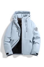 石墨烯棉衣加厚保暖冲锋外套男情侣登山服棉衣M6618-P75，男装棉衣，星座1403A