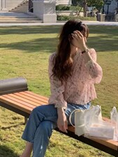 韩版碎花小衫，其它，格瑞琪