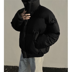 货足 特批现货高品质供抖音供直播美式短款pu棉衣 男女 G1111 P70图片