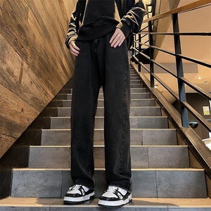 美式高街牛仔裤男 简约显高休闲裤G1804/P45图片