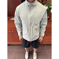 美式高街立体剪裁运动防晒拉链外套夏季户外男士长袖立领夹克潮，男装夹克，星座506A