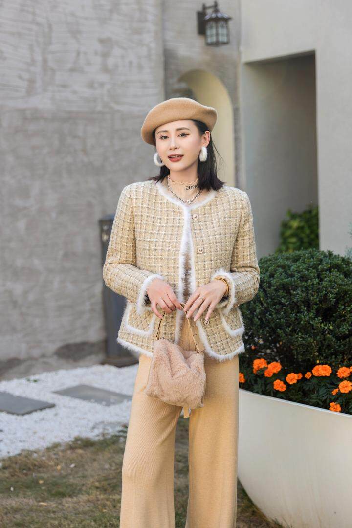 冬季羽绒小香风，其它，雪飞诗