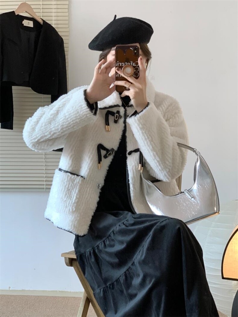 2022秋冬新款颗粒小香复古短款外套，其它，泰靡(1F)