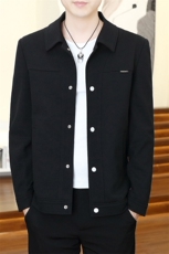 直播秋季主推男士高品质翻领商务休闲夹克外套上衣男JKD03P90，男装夹克，电商B226-2（原B217-2）