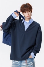 学院风假两件卫衣潮流宽松休闲上衣A161-MT-2603-P48，男装卫衣，电商A161