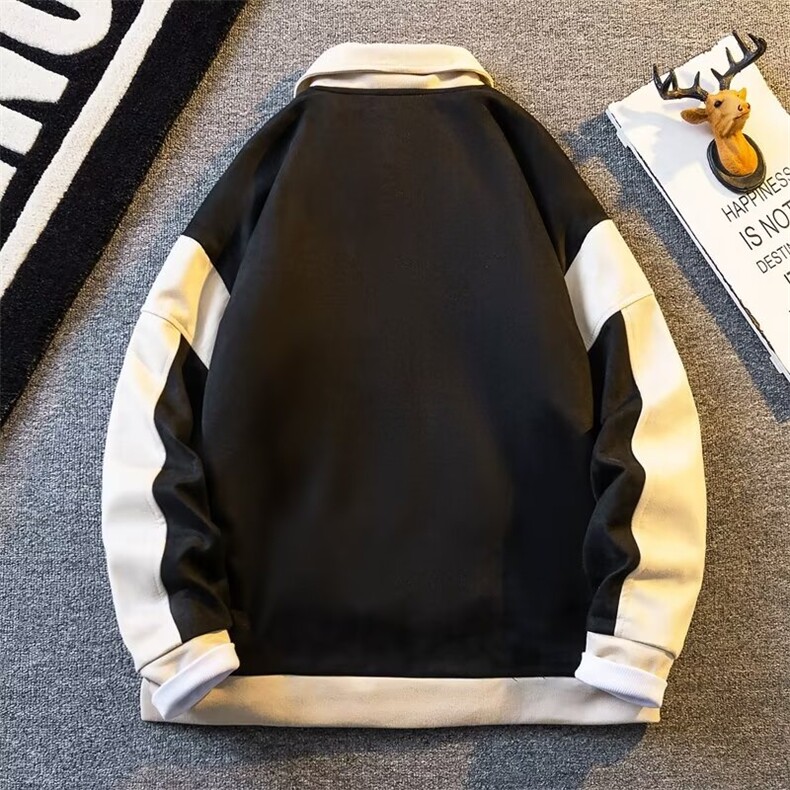 日系拼接撞色男春秋款潮牌高级感痞帅男士棒球服夹克AY07/P65,男装夹克,星座506B
