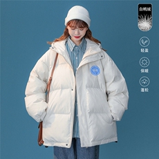 中性风白鸭绒冬季新品简约百搭保暖连帽羽绒服外套YR147P225K298，男装羽绒服，A247A