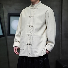现货新中式男士新款夹克外套男情侣JK99-P110-控158，男装夹克，电商A021