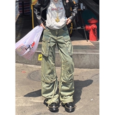 设计感工装牛仔裤女宽松显瘦铆钉高腰辣妹直筒阔腿裤NA97，男装牛仔裤，星座1116A（原606A-3）