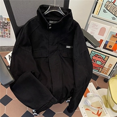 美式重磅座山蟒夹克男女2025春新款宽松底特律痞帅外套W6486-P102，男装夹克，星座412-3