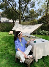 新款韩版、小立领拼色半拉链设计，其它，碧沁伊人