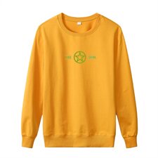 2021春秋季日系新款潮流印花男纯棉圆领青少年卫衣班服男P35，男装卫衣，星座217-4