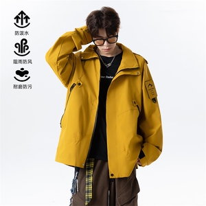 秋季新款冲锋衣高级感休闲男女同款登山服F2518-特价P40图片