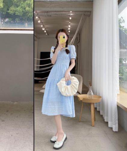 夏季新款连衣裙,女装连衣裙,E莎