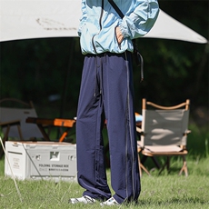 山系防泼水防风软料登山冲锋裤男春秋直筒阔腿运动休闲裤KZ067P50，男装休闲裤，电商B312