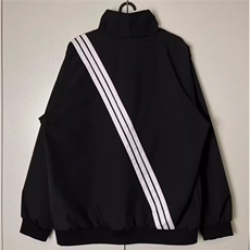 秋冬新款帅气立领三条杠条纹斜纹刺绣加绒加厚潮夹克装HH4010P59，男装夹克，星座1013-5