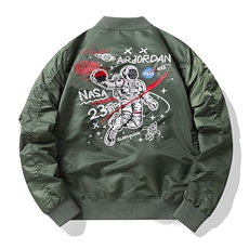 加棉美式潮牌宽松版型飞行服时尚潮牌户外运动休闲，男装夹克，星座210-5(原414-2)